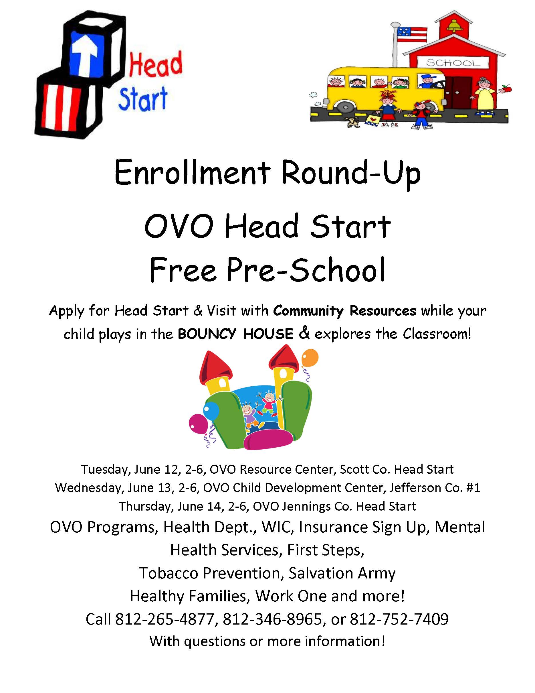 Head Start Enrollment Roundups!