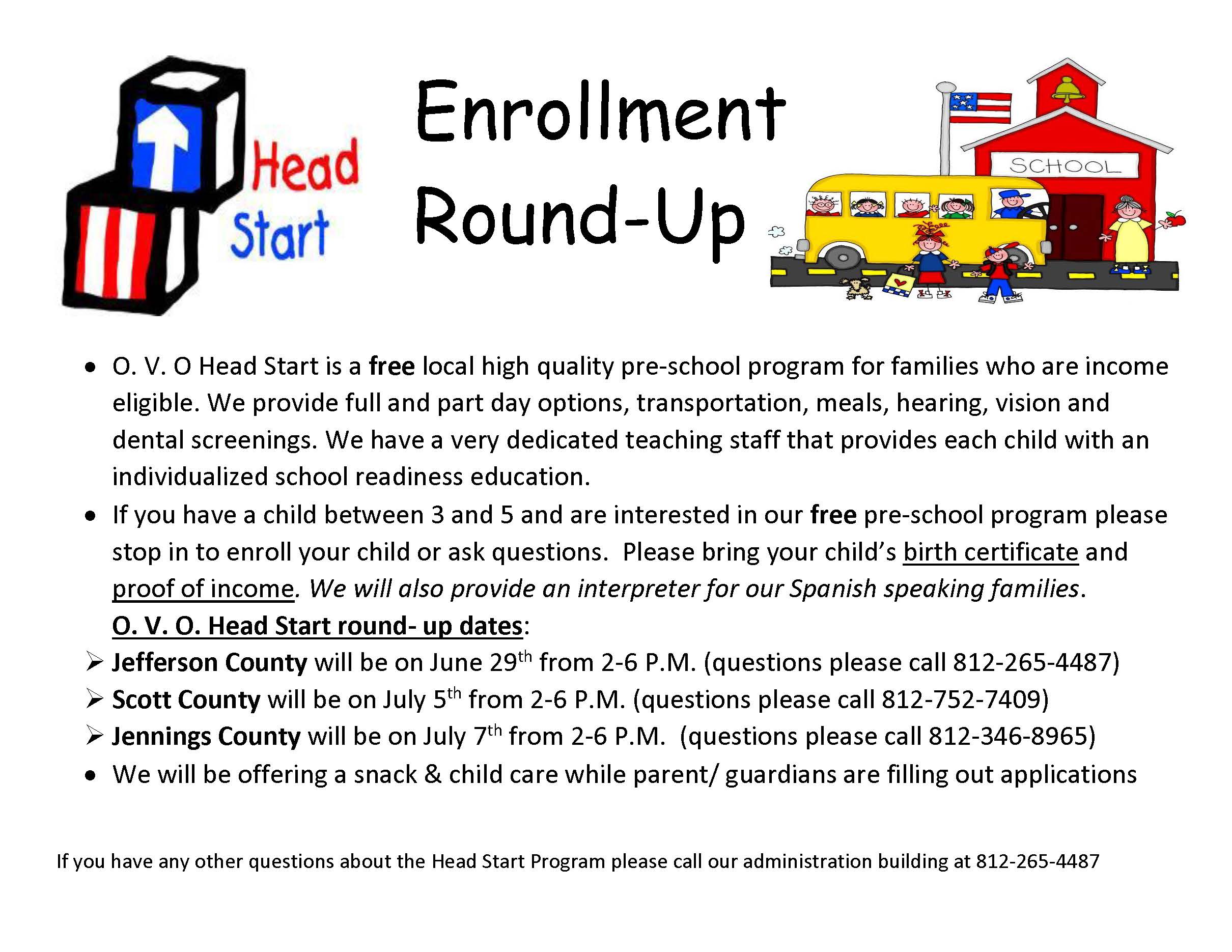 Enrollment Round-Up 2016