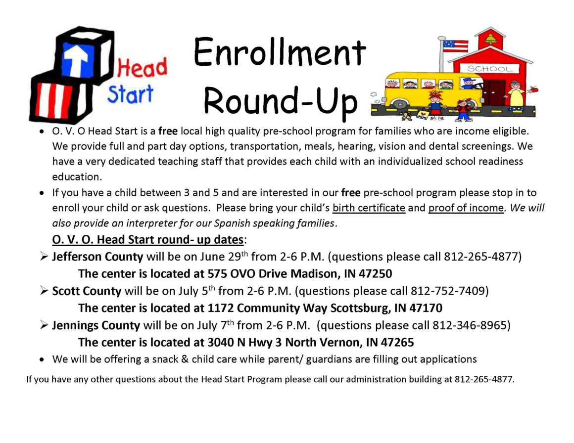Head Start Enrollment Round-Up