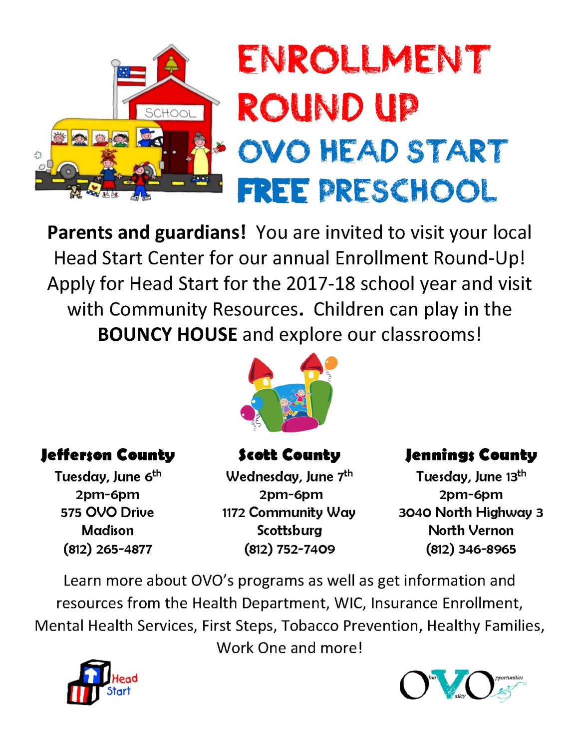 Head Start Enrollment Round-Ups!
